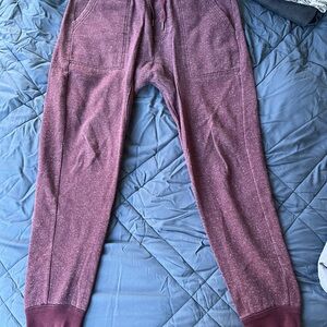 Aeropostale Burgundy Jogger Pants